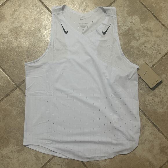 Nike AeroSwift Dri-Fit ADV Running Singlet FN2504-085 Size Women’s Large - Picture 1 of 5